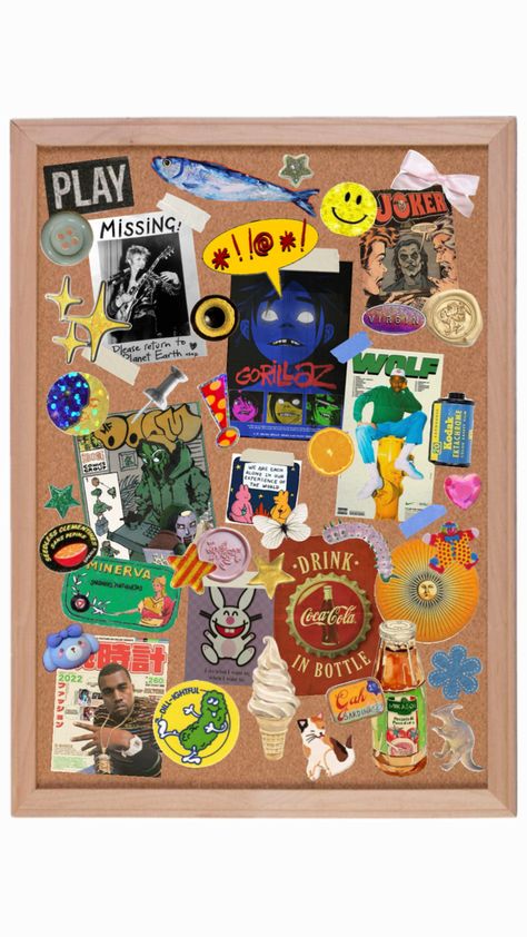 #collage #corkboard #repostcuz Cork Board, Collage