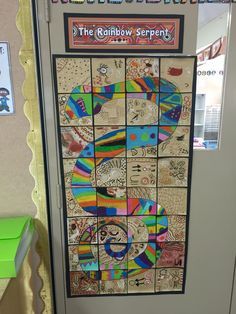 The Rainbow Serpent - Aboriginal Dreamtime stories Grade 3 Art lesson Aboriginal Art For Kids, Aboriginal Dreamtime, Indigenous Studies, Aboriginal Education, Rainbow Serpent, Collaborative Art Projects, 3rd Grade Art, Aboriginal Culture, Naidoc Week