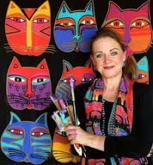 Laurel Burch: The inspiring story of this physically limited, hugely successful, self-made artist Laurel Birch, Laurel Burch Fabric, Laurel Burch Art, Laurel Burch Cats, Sea Goddess, Kids Art Class, Cats Artists, Cat Artwork, Laurel Burch