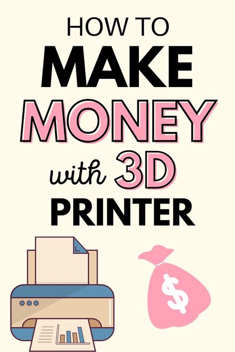 Make 3d Printer, Toy Money, 3d Printing Business, Best 3d Printer, 3d Printer Designs, 3d Printing Diy, Make Money Today, 3d Printer Projects, 3d Printing Projects