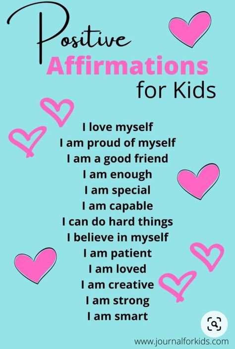 Morning Affirmations For Kids, Daily Affirmations For Kids, Uppfostra Barn, Words Of Affirmations, Kids Affirmations, Genie Script, Evening Routines, Positive Affirmations For Kids, I Am Creative