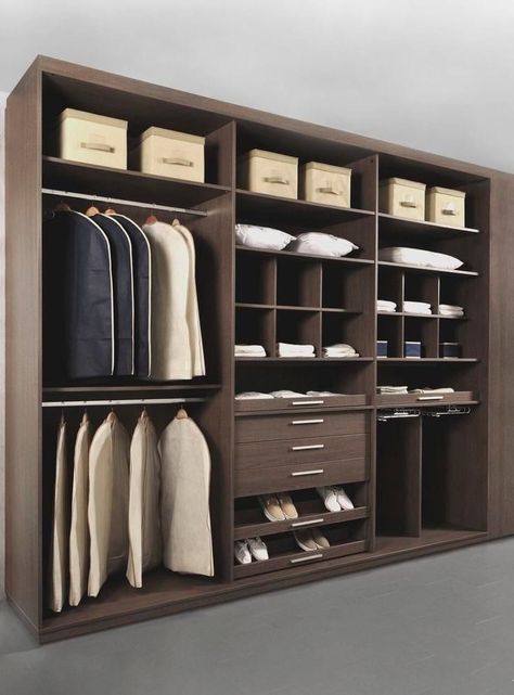 Wardrobe Inside Design, Closet Interior, Wooden Wardrobe Design, Retail Store Interior Design, Armoire Dressing, Dream Closet Design, House Redesign, Closet Design Layout, Home Hall Design