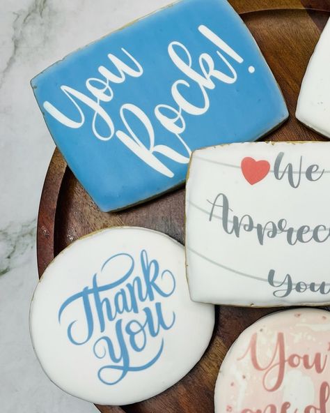 Life can be rough sometimes but you can always turn your day around with a little sweet treat 🍪 Show your loved ones some appreciation with our delicious custom cookies 🙏🏻😋 Order using the link in our bio 🔗 Thank You Cookies, Cookie Company, Client Appreciation, Cookie Ideas, Cookie Designs, Instagram Life, Custom Cookies, Sugar Cookies Decorated, Sweet Treat