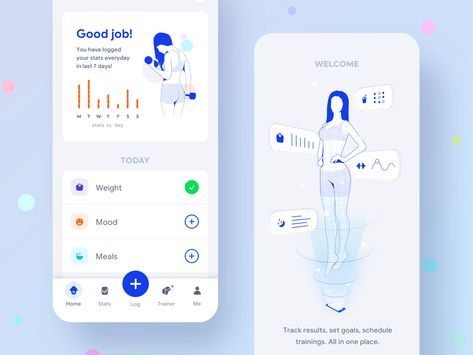 Outfit Planning App, Medical App, App Ideas, Ux Mobile, Mobile App Design Inspiration, App Interface Design, App Design Inspiration, App Interface, Health App