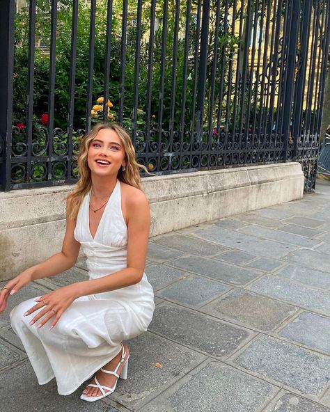 Jade Distinguin, Instagram Photo Ideas Posts, Style Icons, Jade, Slip Dress, White Dress, Instagram Photo, Instagram Posts, White