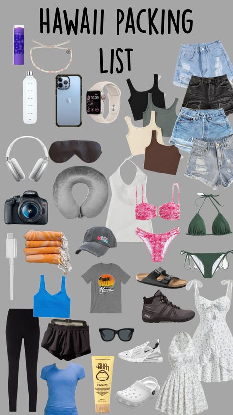 If I went to Hawaii #outfitinspo #packinginspo #packinglist #hawaiiansummer #hawaiipackinglist #packinglistinspo #bathingsuit #outfitideas Hawaii What To Pack, Hawaii Essentials Packing, Hawaii Must Haves Travel, Things To Bring To Hawaii, Hawaii Trip Essentials, Hawaii Must Haves, What To Bring To Hawaii, What To Pack For Hawaii Vacation, Things To Pack For Hawaii