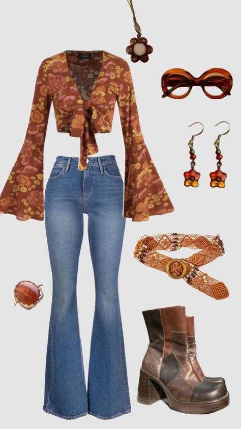 70s Inspired Outfits, 70 Outfits, Fashion 50s, Estilo Indie, 70s Inspired Fashion, Daisy Jones, 70s Outfits, Earthy Outfits, 70’s Fashion