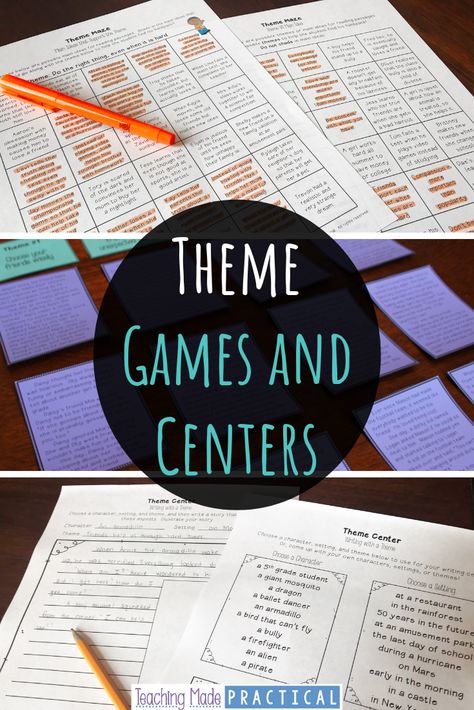 Theme Activities 3rd, How To Teach Theme, Theme Lessons 4th Grade, Teaching Theme 3rd Grade, Theme 3rd Grade, Teaching Theme 3rd, Theme Activities, Teaching Theme 5th Grade, Teaching Theme