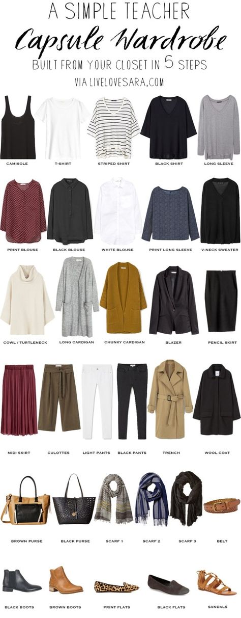 A simple Teacher capsule wardrobe in 5 steps Built from your closet #capsule #capsulewardrobe #teacherwardrobe Teacher Capsule Wardrobe, Teacher Wardrobe, Mode Tips, Looks Pinterest, Teaching Outfits, Minimalist Capsule Wardrobe, Clothes And Shoes, Teacher Outfit, Summer Work Outfits