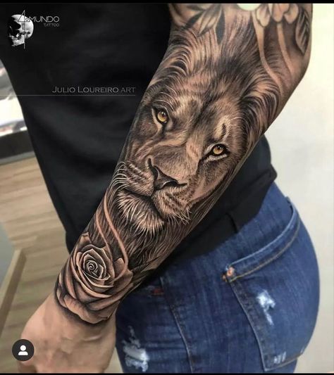 Lion Tattoo Sleeve Forearm, Lion Tattoo Arm Men Half Sleeves, Lion Tattoo Outer Forearm, Lion Forearm Tattoo Women, Lion Arm Tattoo Men Sleeve, Lion Sleeve Tattoo Men Ideas, Lion Tattoo Design Forearm, Lion Forearm Tattoo For Men, Lion Tattoo Forearm