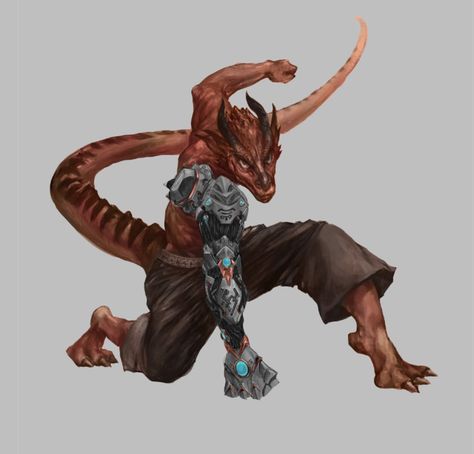 Kobold Monk, Pathfinder Character, Dnd Races, Dragon Artwork Fantasy, Dungeons And Dragons Characters, Dnd Art, Dungeons And Dragons Homebrew, Dragon Artwork, Game Character Design