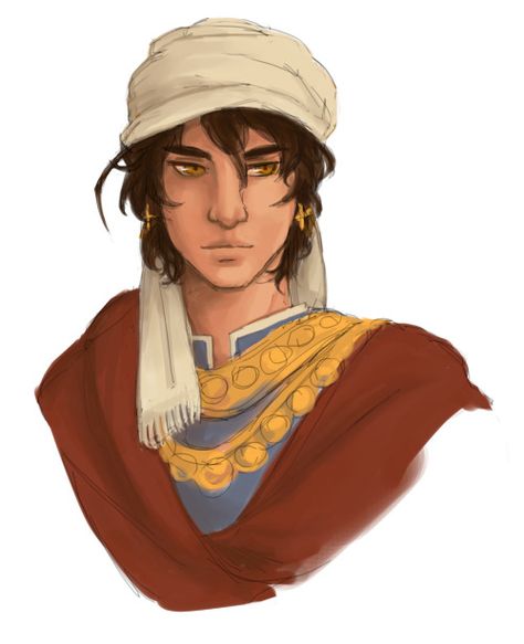 [PERSIA] Portrait Male, Concept Art Character, High Fantasy, Character Design Male, Fantasy Inspiration, Dnd Characters, The Villain, Character Portraits, Hetalia