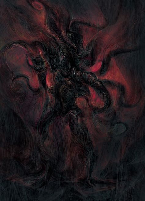 ArtStation - Dimension Rift, Yuan Chang Lovecraft Monsters, Night Creatures, Lovecraftian Horror, Creepy Monster, Eldritch Horror, Horror Monsters, Cosmic Horror, 다크 판타지, Monster Concept Art