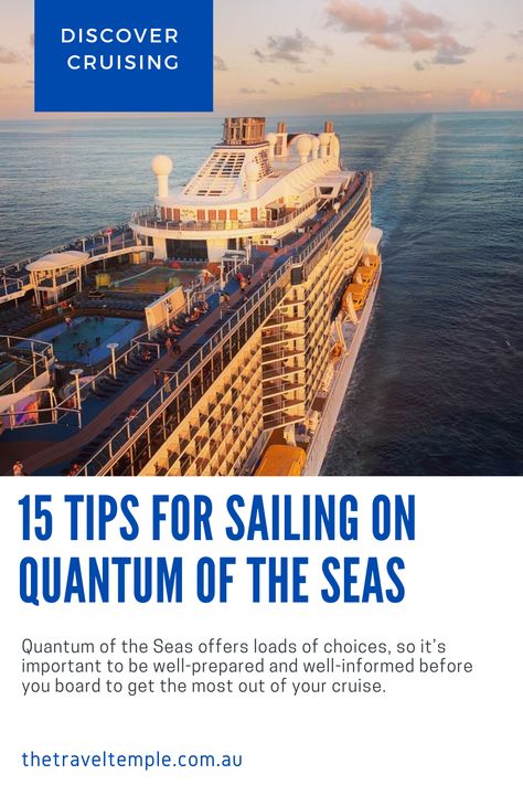 Quantum of the Seas offers loads of choices, so it’s important to be well-prepared and well-informed before you board to get the most out of your cruise. Royal Caribbean Alaska Cruise Quantum Of The Sea, Quantum Of The Seas Alaska, South Pacific Cruise, Alaska Travel Cruise, Quantum Of The Seas, Alaska Cruise Tips, Transatlantic Cruise, P&o Cruises, World Of Wanderlust