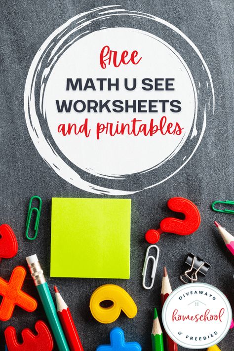 Math U See, Best Handwriting, Handwriting Practice Worksheets, Homeschool Freebies, Math Manipulatives, Printables For Kids, Printable Math Worksheets, Math Words, Free Worksheets