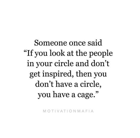 Grow. Invest. on Instagram: “The people in your circle define your reality.⭕⁣ If you're in a cage, get out.🏃🗑️⁣ Tag a friend who should see this!👇🏽⁣ •⁣ •⁣ •⁣ •⁣ •⁣ •⁣…” You Are The Average Of The 5 People, Friends Who Use You, The People You Surround Yourself With, You Are Who You Surround Yourself With, Surround Yourself With Successful People, Surround Yourself Quotes, Stand Quotes, Motivationa Quotes, Inspired Quotes