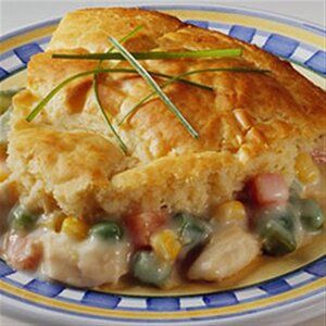 Easy Chicken Pot Pie from Bisquick® | Allrecipes Bisquick Pot Pie Recipe, Bisquick Chicken Recipes, Bisquick Chicken Pot Pie, Pot Pie Recipe Easy, Bisquick Chicken, Turkey Pot Pie Recipe, Easy Chicken Pot Pie Recipe, Chicken Pie Recipe, Chicken Pot Pie Casserole