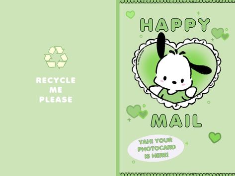 Happy Mail Printable, Envelope Template Printable, Mail Template, Love Mail, Paper Toys Template, Lomo Card, Packaging Template, Handmade Packaging, Sticker Template