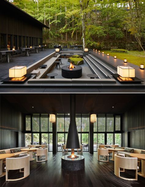 Aman Kyoto, Japan | Sugar & Cream | A Beautiful Life Deserves a Beautiful Home Aman Restaurant, Japanese Hotel Exterior, Aman Resorts Interiors, Hotel Plants, Kyoto House, Aman Kyoto, Aman Hotel, Aman Resort, Luxury Hotel Japan