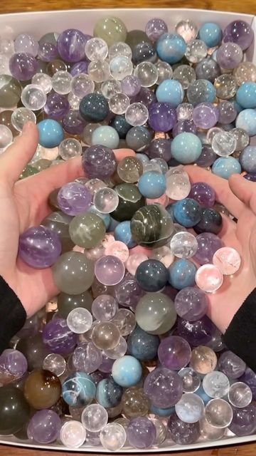 CRYSTALS • GEMS • MINERALS on Instagram: "Obsessed with spheres?! 🪩💜 Yeah… you’re going to want to join our annual Tucson Gem Show Live! I’ll be hosting the live all day next weekend! ✨Exact days and times coming soon.. 💎🥰" Tucson Gem Show, Crystals Gems, Spiritual Stuff, Gem Show, Day And Time, Gems And Minerals, Crystal Gems, Tucson, The Live