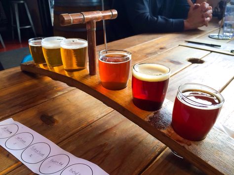 Craft Beer Samplers Austin Breweries, Drinking Games For Two, Beer Sampler, Beer Facts, Fun Drinking Games, Beer Brewery, Home Brewing Beer, Brewing Process, Cigars And Whiskey