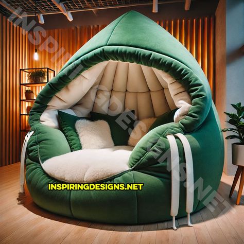 When you think of ultimate coziness, what comes to mind? Maybe a soft blanket or your favorite hoodie. Now, imagine combining those two into one gigantic piece of lounging heaven. That’s exactly what giant hoodie loungers are—massive, cocoon-like sanctuaries made just for chilling. It’s a hoodie… but a whole couch. Welcome to your new favorite … Giant Hoodie, Relaxation Station, Chill Zone, Fitness Facts, Black Color Palette, Boho Interiors, Sofa Legs, Blue Colour Palette, Loft Spaces