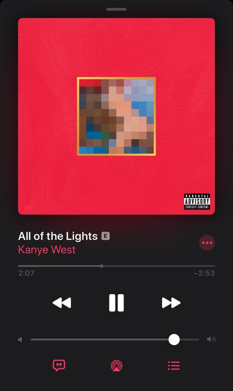 All Of The Lights Kanye West, All Of The Lights Kanye, The Playlist, All Of The Lights, Swag Art, Mood Songs, Parental Advisory Explicit Content, Collage Wall, Ig Stories