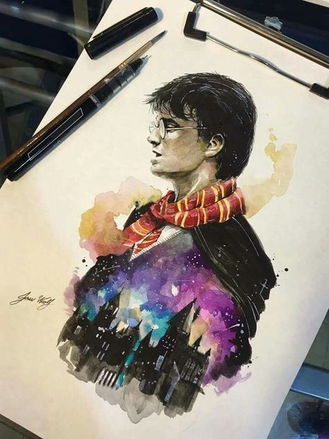 Pretty A Drawing, Hogwarts, Harry Potter