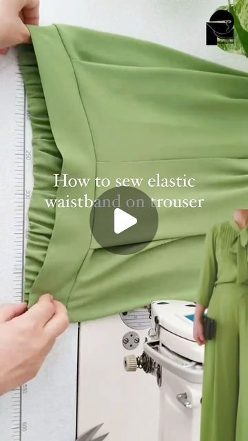 How To Sew Elastic, Sewing Elastic Waistband Tutorials, Sewing An Elastic Waistband, How To Sew Elastic Waistband Tutorials, Types Of Elastic For Sewing, How To Sew Shirring Elastic, Elastic Waistband Tutorial, Lagos Nigeria, Sewing Elastic