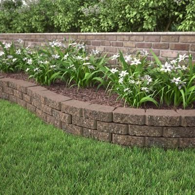 Cornhole Court, Michigan Landscaping, Concrete Retaining Wall, Backyard Retaining Walls, Retaining Wall Block, Front Yard Decor, Concrete Retaining Walls, Garden Paradise, Landscaping Retaining Walls