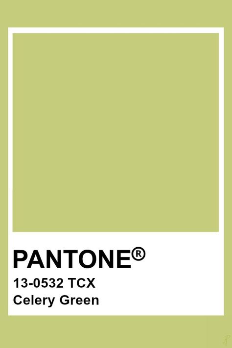 Pantone Celery Green Celery Green Color Palette, Celery Green Paint Colors, Pantone Color Swatches, Easy Organization Ideas, Mint Green Bathrooms, Media Room Paint Colors, Green Pantone, Pantone Green, Pantone Tcx