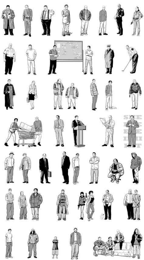 52 Characters From "The Wire," Illustrated...the greatest tv show ever made. The Wire Hbo, Human Figure Sketches, Figure Sketching, The Wire, Human Figure, Wire Art, Manga Comics, Best Shows Ever, Best Tv