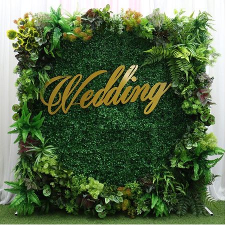 Moss Lawn, Backdrop Flowers, Hotel Garden, Boxwood Hedge, Flower Wall Wedding, Grass Flower, Grass Wedding, Artificial Flowers Wedding, Garden Deco