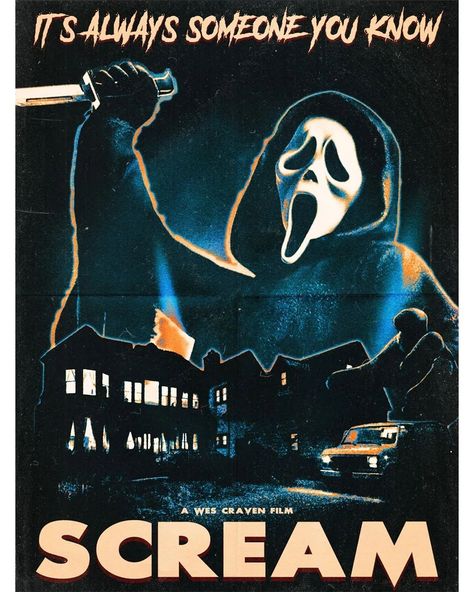 What's your favourite scary movie? 🖤🔪 Just finished my redesign for the iconic Scream poster, bringing a fresh take to the classic slasher! 🎬💀 ● ● ● #Scream #HorrorArt #MovieRedesign #PosterArt #GraphicDesign #GhostfaceReturns #HorrorFanatic #ScaryMovies #ArtOfFear #MoviePosterDesign #HorrorIcon #HalloweenVibes #SlasherArt #HorrorCommunity #CinematicDesign #ScreamMovie #CultHorror #HorrorCinema #SpookySeason #CreativeHorror #ClassicHorror #FearAesthetic #IllustrationArt #HorrorPoster #Scream... Scream Poster, Retro Scream Poster, Scream Character Posters, Scream Movie Poster Vintage Horror, Scream Movie Poster 1996, Scream Japanese Poster, Vintage Slasher Movie Posters, Scream Franchise Poster, Scream Movie Poster