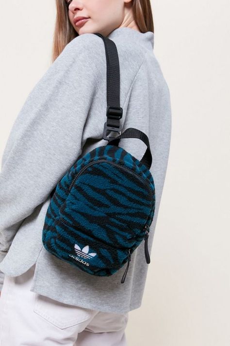 adidas Originals Teddy Mini Backpack | Urban Outfitters Mini Backpack Outfit, Backpack Designs, Festival Backpack, Adidas Backpack, Backpack Outfit, Adidas Classic, Women's Backpacks, Shop Accessories, Everyday Tote