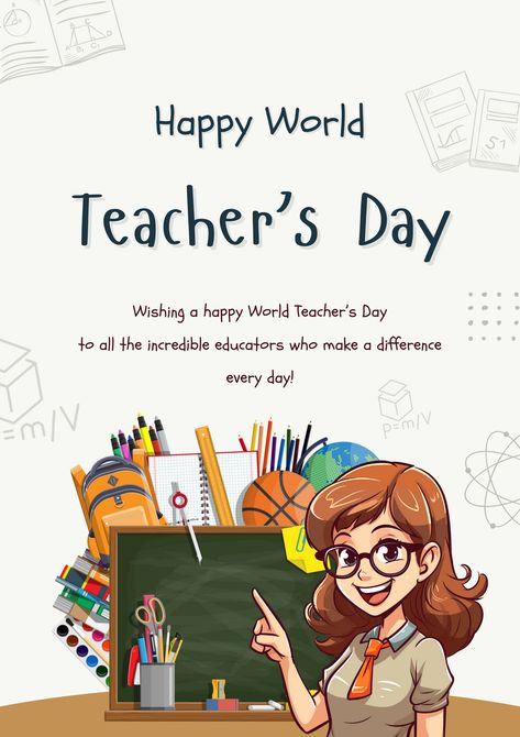 👉CLICK THE LINK TO EDIT!💻✨   Celebrate Teacher's Day in style with our vibrant poster design template! Show your appreciation for educators everywhere with this eye-catching design. Customize it with heartfelt messages, memorable quotes, or images that capture the spirit of teaching. Let's honor the dedication and hard work of teachers who shape minds and inspire futures. #TeachersDay #CanvaDesign #PosterTemplate  👣 Follow us too! 🌟 @kreasicantikcanva Happy Teachers Day Happy Teachers Day Poster, Happy Teacher's Day Poster Design, Teacher Day Poster Design, Teachers Day Poster Design, International Teachers Day, Teachers Day Poster, World Teacher Day, Poster Competition, Vibrant Poster