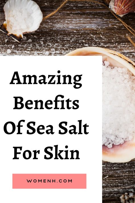 Dead Sea Salt Benefits, Benefits Of Sea Salt, Sea Salt Benefits, Water Benefits For Skin, Sea Salt Recipes, Salt Benefits, Celtic Salt, Food For Glowing Skin, Celtic Sea Salt