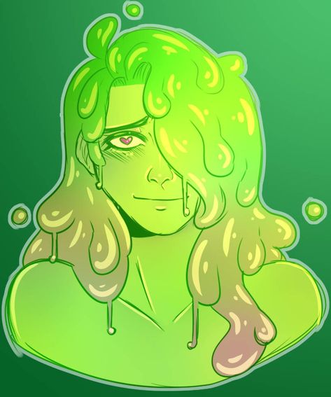 Ooze Dnd Character, Slime Person Art, Slime Character Art Male, Slime Hair Drawing, Male Slime Oc, Male Slime Character, Slime Person Character Art, Slime Humanoid Male, Dnd Slime Character