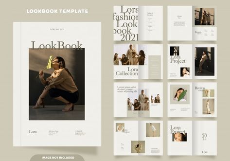 Lookbook Template Fashion, Fashion Book Layout Design, Look Book Layout Fashion Lookbook Design, Book Template Design Layout, Fashion Lookbook Layout Ideas, Lookbook Layout Fashion Look Books, Fashion Catalogue Design Layout, Look Book Fashion Layout, Layout Editoriale