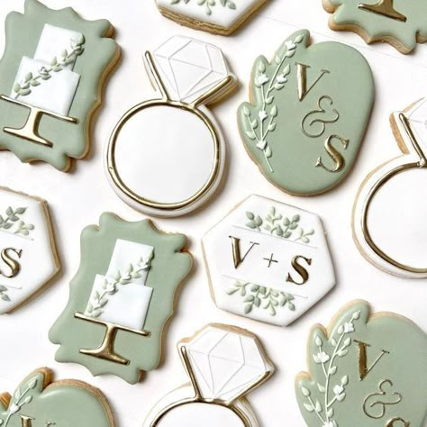 Wedding Cookies Decorated, Wedding Shower Cookies, Handmade Cookies, Anniversary Cookies, Engagement Cookies, Bridal Cookies, Wedding Cake Cookies, Instagram Posting, Cookie Decorating Party