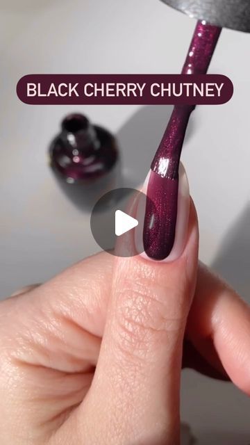 𝐒𝐀𝐑𝐀𝐇 | Nail Design & Inspiration on Instagram: "Tis the season for spooky tales and vampy nails 💅🏼

[Paid content creation, not obligated to post]

This is my first fall season wearing this color and I’m obsessed. It’s giving if lpad and good girls gone plaid had a sibling who loves a little shimmah. Perfect deep color for fall and right on trend this year! 

Polish:
@opi Black Cherry Chutney 

.
.
.
.
.
#nails #opi #diynails #trendynails #nailstyle #nailinspo #nailpolish #nailpolishaddict #nailitdaily #nailsoftheday #almondnails #nailsofinstagram #nailpolishaddict #opiobsessed #coloristheanswer 
Fall nails, fall nail inspo, vampy fall colors, vampy nails" Opi Black Cherry Chutney, Cherry Chutney, Vampy Nails, Opi Black, Fall Nail Inspo, Nails Opi, Nail Design Inspiration, Nails Fall, Fall Nail