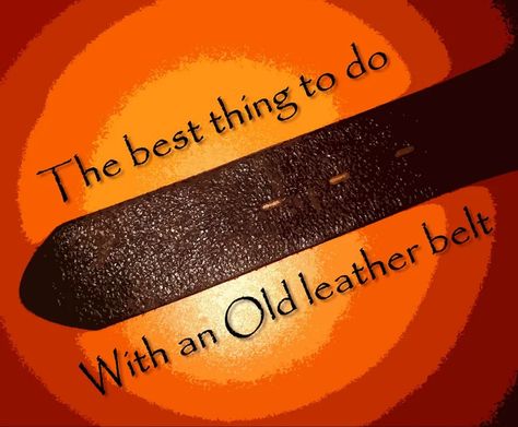 The Best Thing You Can Do With an Old Leather Belt Diy Leather Projects, How To Make Buttons, Black Leather Belt, Leather Projects, Leather Diy, Leather Belts, Leather Working, Ruler, Leather Belt