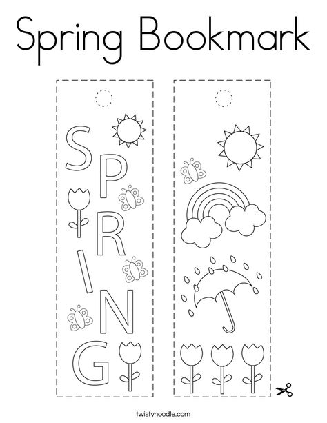 Bookmark Coloring, Coloring Bookmarks Free, Family Tree Craft, Spring Arts And Crafts, Daycare Themes, Student Crafts, Coloring Pages Nature, Fnaf Coloring Pages, April Crafts