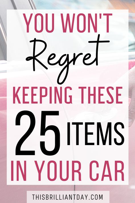 Clean Car Checklist, Things To Always Keep In Your Car, What To Always Have In Your Car, Car Travel Necessities, How To Organize Your Car, How To Live Out Of Your Car, How To Keep Your Car Smelling Good, Things You Should Have In Your Car, Things To Have In Your Car List