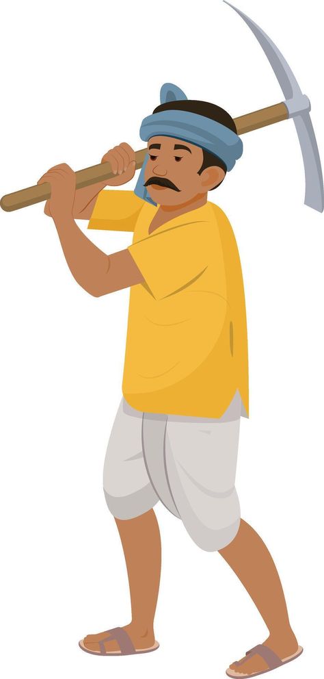 Indian Farmer working in Agriculture Field, Indian Farmer, Indian agriculture, happy farmer day Farmer Equipment Animated Images, Indian Farmer Drawing, Farmer Cartoon Character, Farmer Image, Farmer Clipart, Farmer Drawing, Farmer Cartoon, Cartoon Farmer, Farmer Working