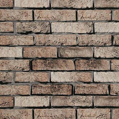 Feisoon 17.7"x394" Brick Wallpaper Peel and Stick 3D Textured Brick Contact Paper Self Adhesive Removable Brick Wallpaper for Living Room Bedroom Kitchen Bar Coffee Shop Background Wall Decoration - - Amazon.com Brown Brick Wallpaper, Removable Brick Wallpaper, Brick Wallpaper Peel And Stick, Faux Brick Wallpaper, 3d Brick Wallpaper, Living Room Vinyl, Brick Paper, Wallpaper For Living Room, Brick Wallpaper Roll