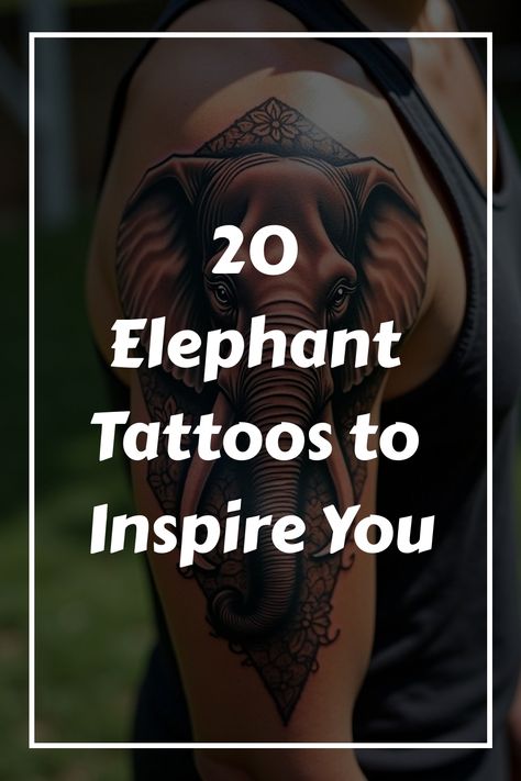 20 Elephant Tattoos to Inspire You Elephant Tattoos Memorial, Feminine Elephant Tattoo, Thigh Elephant Tattoo Women, Elephant Shin Tattoos For Women, Elephant Tattoos Spiritual, Elephant Leg Tattoo For Women, Women’s Elephant Tattoo, Small Elephant Tattoo, Elephant Memorial Tattoo