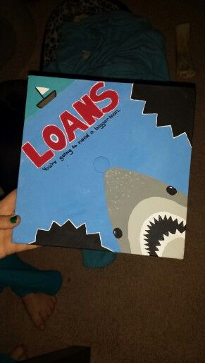 Graduation cap idea for jaws or shark lover Shark Graduation Cap, Education Graduation Cap, Graduation Cap Designs College, Education Graduation, Classroom Motivational Posters, Caps Design, Graduation Songs, College Grad Cap Ideas, Abi Motto