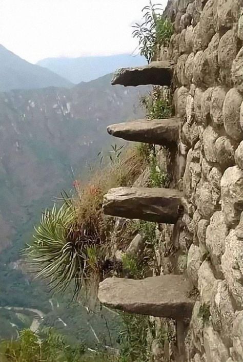 Stone Steps, Machu Picchu Peru, Inca Trails, Cusco Peru, Peru Travel, Stairway To Heaven, Machu Picchu, Stone Wall, Pyramid