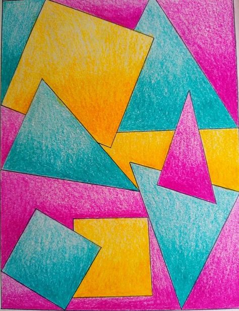 Colorscomposition; 2d Composition Drawing, Polychromatic Painting, Overlapping Drawing, 2d Composition, Aesthetic Surgeon, Contrast Art, Composition Drawing, Analogues Colour, Paper Flowers Diy Easy